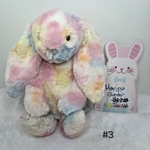 SOLD - BNWT Customized Jellycat Medium Bashful Bunny "Zuli" #3